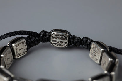 Prayer Bracelet with Silver-Plated Prayer Plaques - TheHolyArt