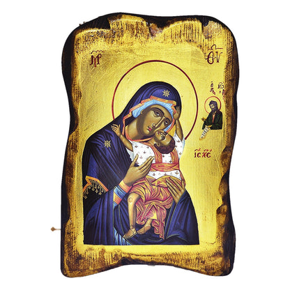 Waxed Gold Leaf Orthodox Icon - TheHolyArt