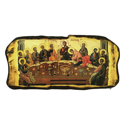Waxed Gold Leaf Orthodox Icon - TheHolyArt