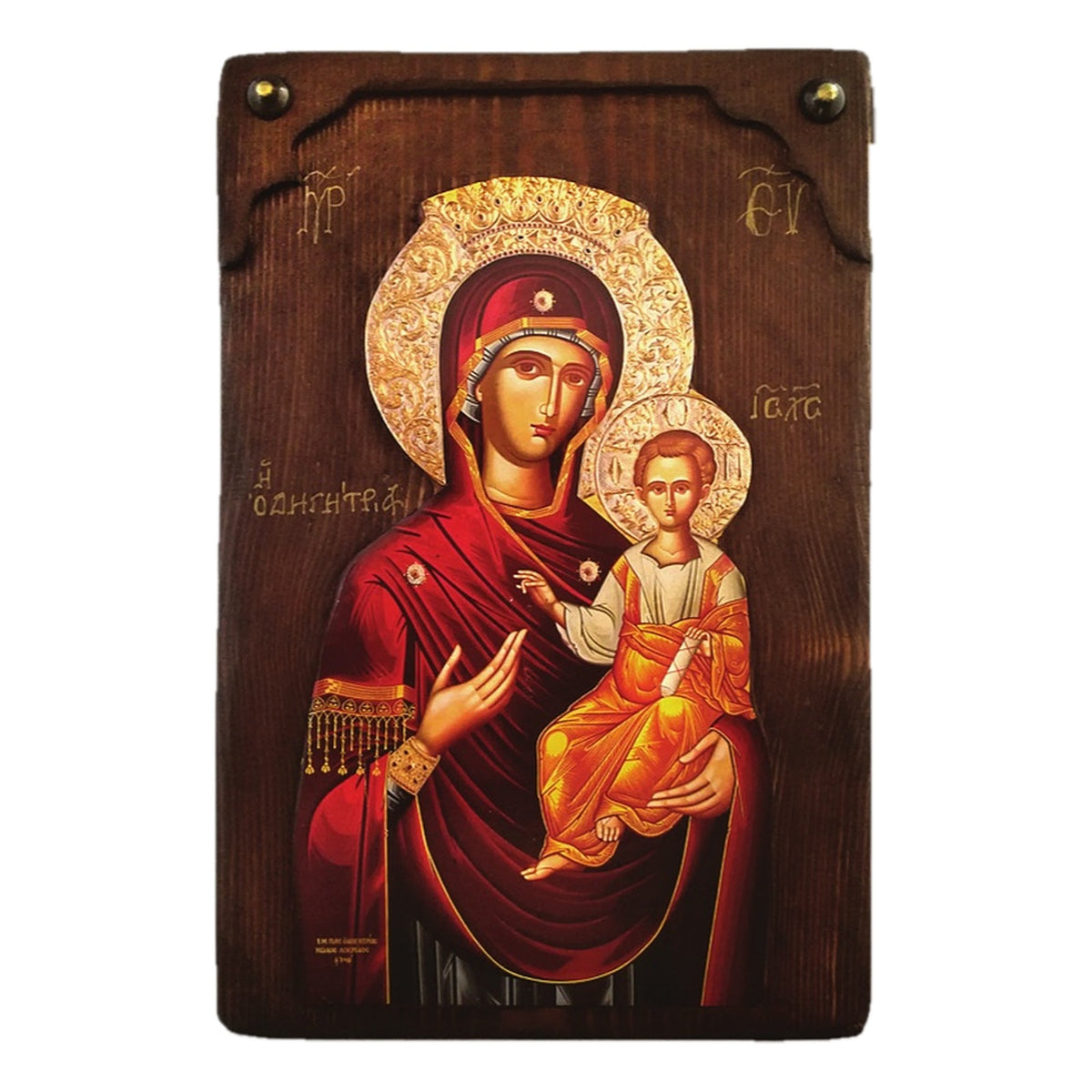 Relief Studded Orthodox Icon - TheHolyArt