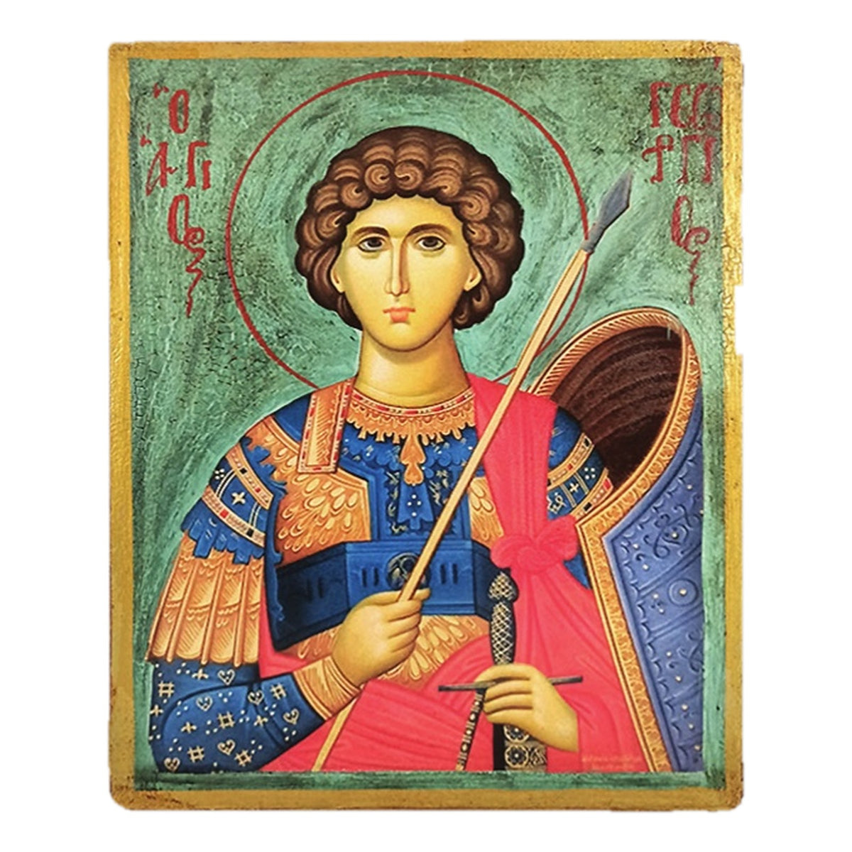 Crackle Colour Orthodox Icon - TheHolyArt