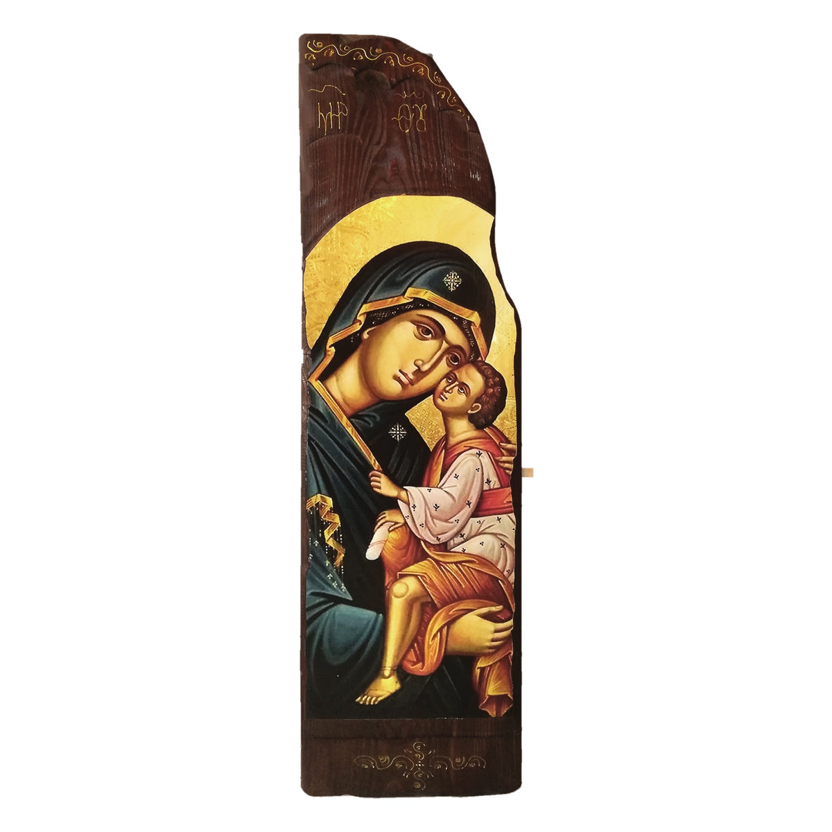 Tall Arched Relief Orthodox Icon - TheHolyArt