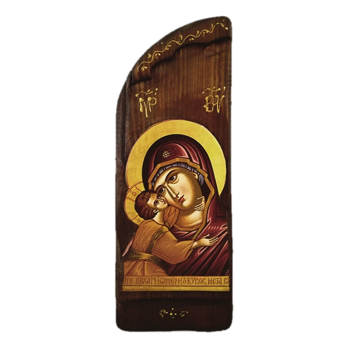 Tall Arched Relief Orthodox Icon - TheHolyArt