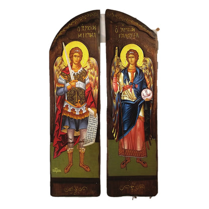 Tall Arched Relief Orthodox Icon - TheHolyArt