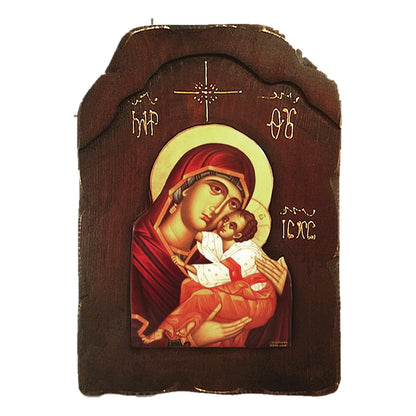 Relief Wooden Orthodox Icon - TheHolyArt
