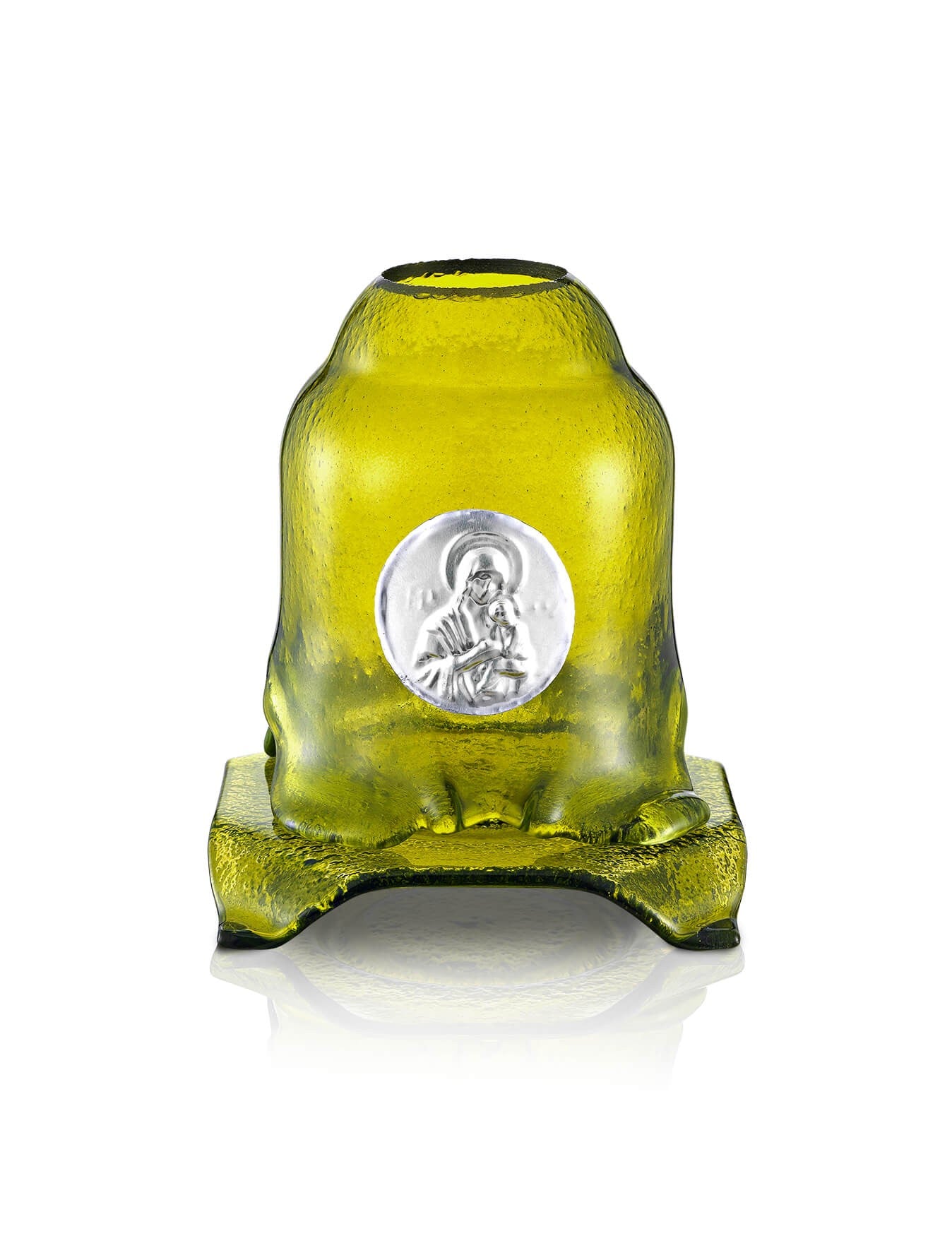 green vigil lamp Small Church design – front view | TheHolyArt