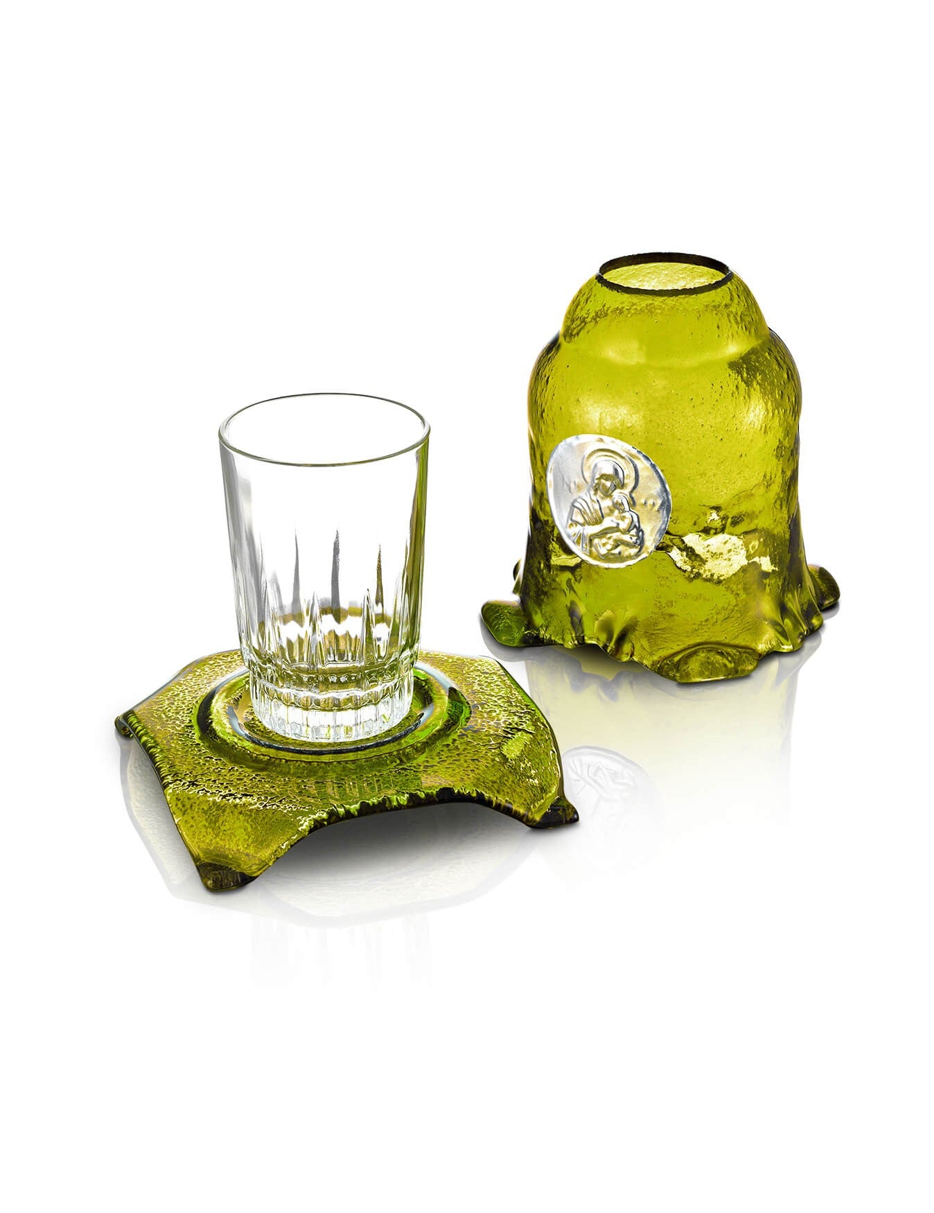 green vigil lamp Small Church – detail view | TheHolyArt