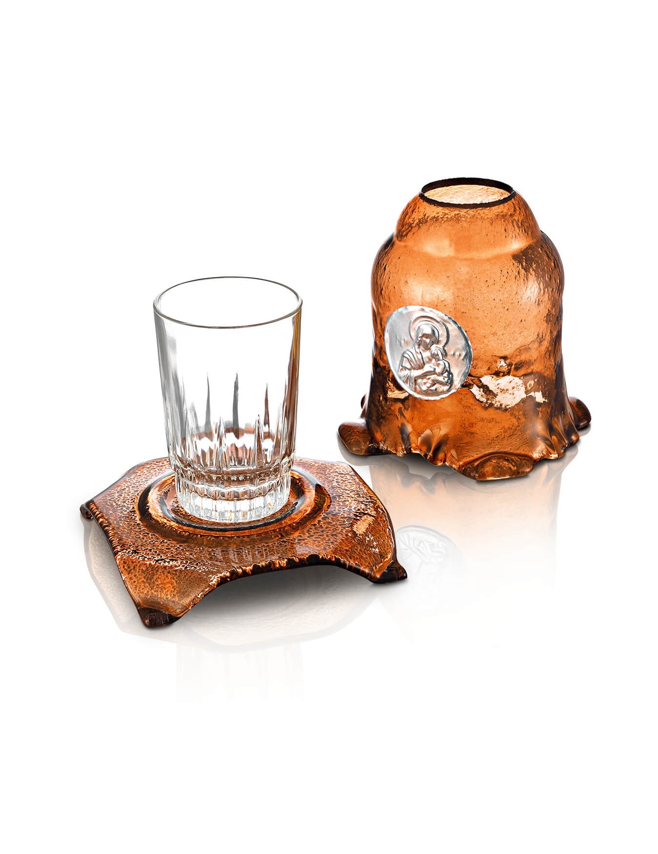 Orthodox vigil lamp Small Church – detail view | TheHolyArt