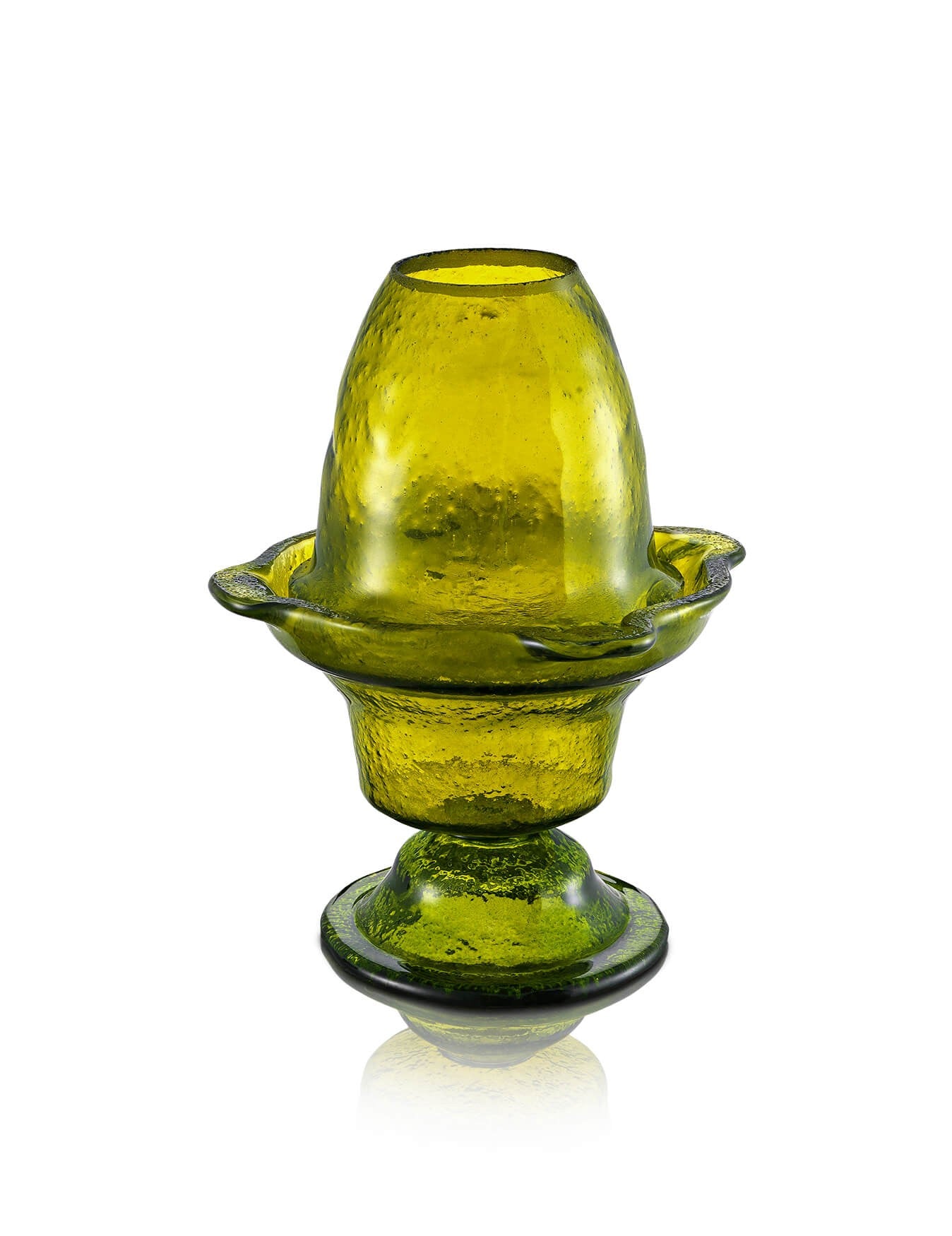 green vigil lamp Oil Lamp design – front view | TheHolyArt
