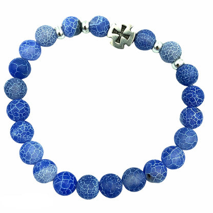 Handmade Greek Orthodox gemstone prayer bracelet - TheHolyArt