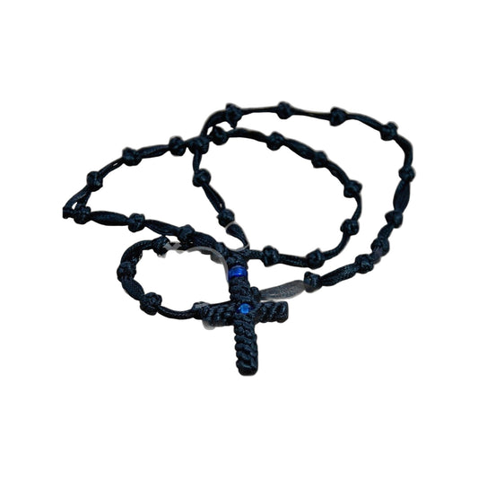 Handmade Cross Crucifix prayer Komboskini 33 knot, Religious Greek Orthodox Cross Chotki Brojanica Blessed from Mount Athos, religious gift