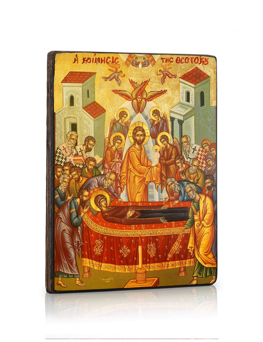 The Dormition of the Theotokos Icon - TheHolyArt