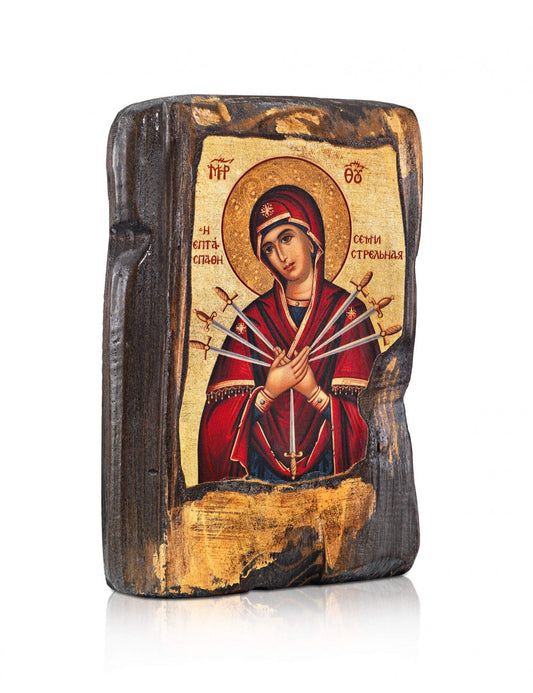 Virgin Mary of the Seven Swords Icon - TheHolyArt
