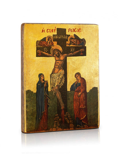 The Crucifixion of Christ Icon - TheHolyArt