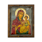 Virgin Mary icon Panagia Ierosolymitissa Vintage Icon Canvas Serigraphy Handmade Greek Orthodox icon of Theotokos Byzantine art wall hanging religious plaque