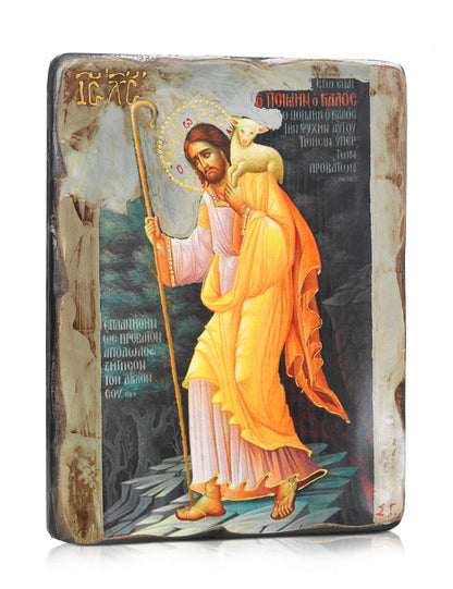 Christ the Good Shepherd Icon - TheHolyArt
