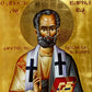 Apostle Barnabas icon, Handmade Greek Orthodox icon of St Barnabas, Byzantine art wall hanging wood plaque, religious gift TheHolyArt