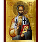 Apostle Barnabas icon, Handmade Greek Orthodox icon of St Barnabas, Byzantine art wall hanging wood plaque, religious gift TheHolyArt