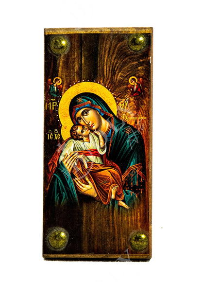 20 pcs Custom Greek Handmade Orthodox icon Bomboniera Martyrika Wedding Baptism Christening Favors 12x6cm - TheHolyArt