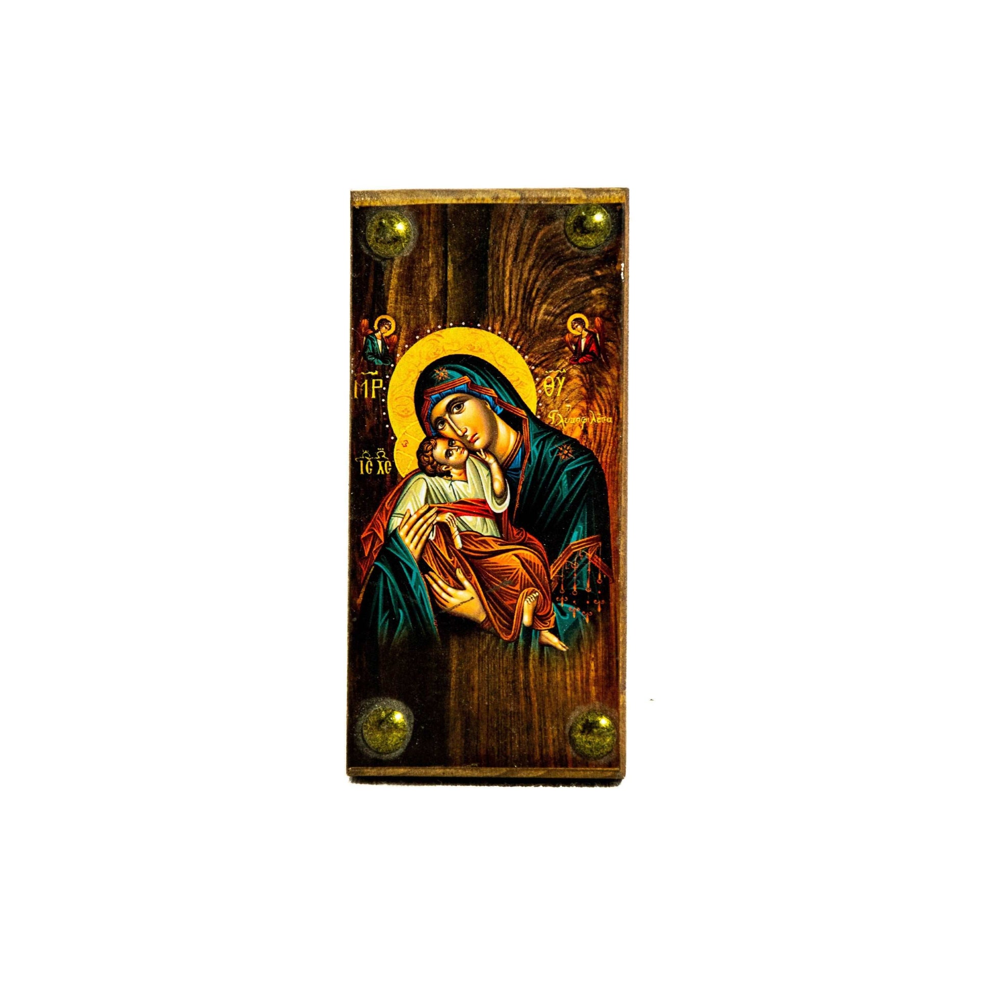 20 pcs Custom Greek Handmade Orthodox icon Bomboniera Martyrika Wedding Baptism Christening Favors 12x6cm TheHolyArt