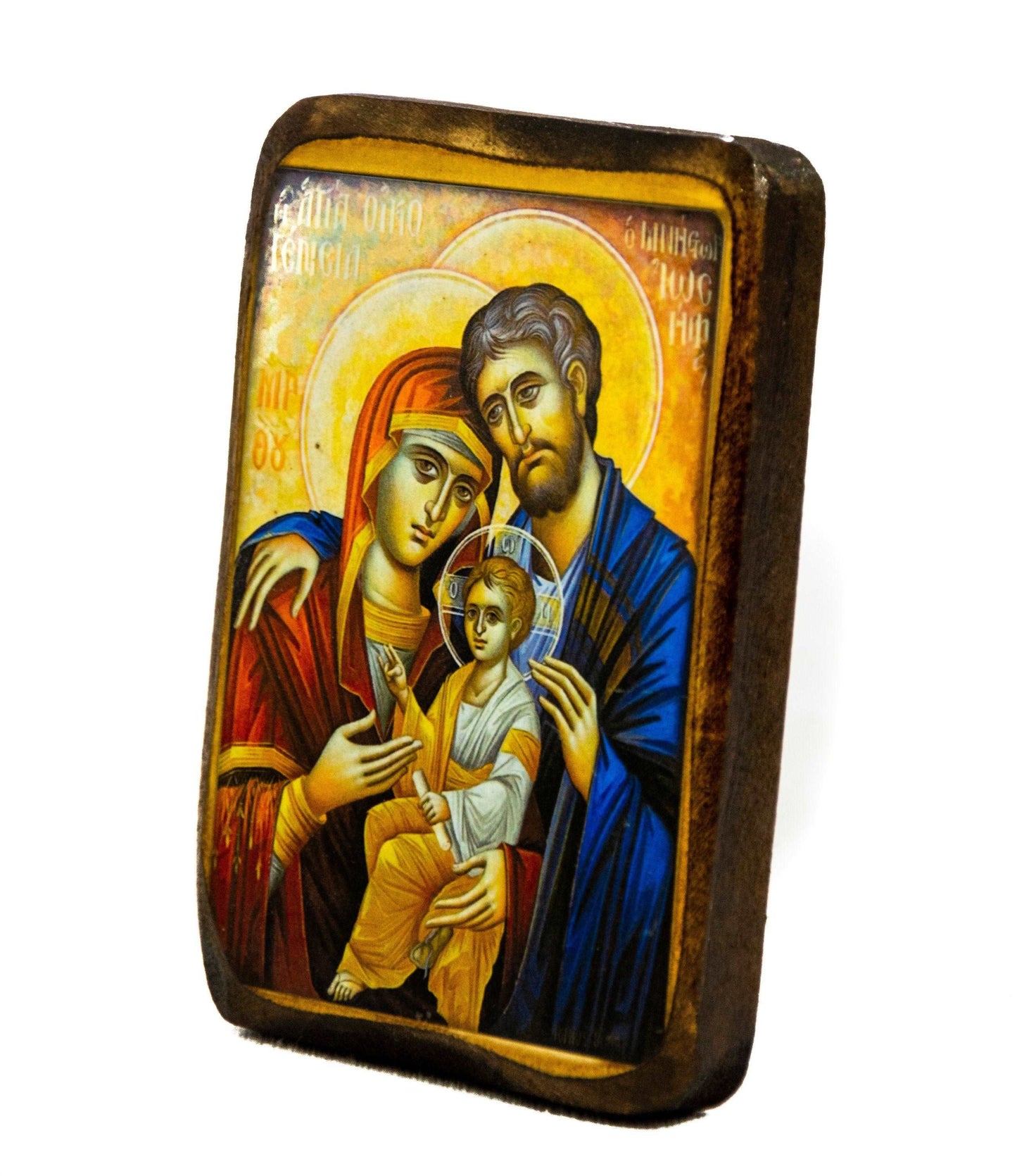 20 pcs Custom Greek Handmade Orthodox icon Bomboniera Martyrika Wedding Baptism Christening Favors 14x9cm TheHolyArt