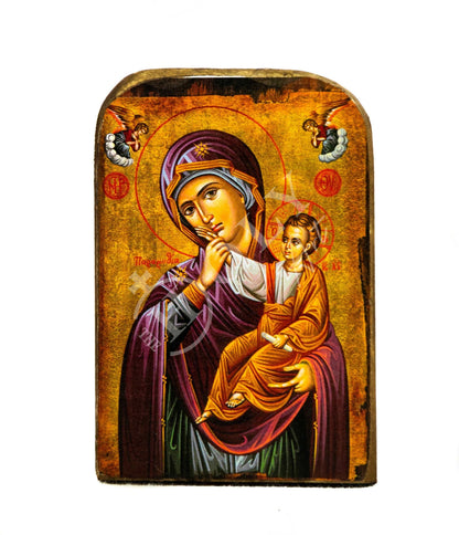20 pcs Custom Greek Handmade Orthodox icon Bomboniera Martyrika Wedding Baptism Christening Favors 14x9cm - TheHolyArt