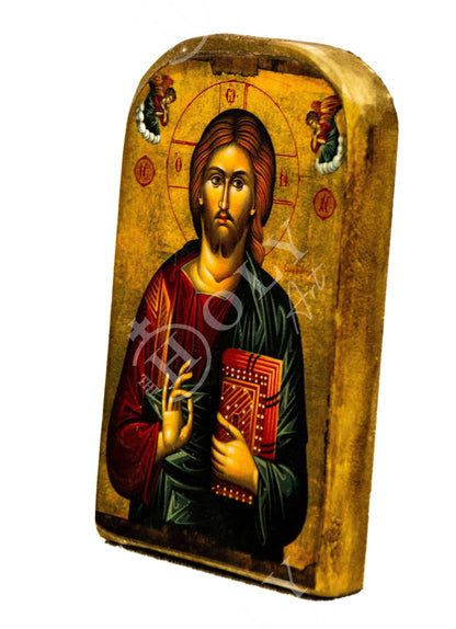20 pcs Custom Greek Handmade Orthodox icon Bomboniera Martyrika Wedding Baptism Christening Favors 14x9cm - TheHolyArt