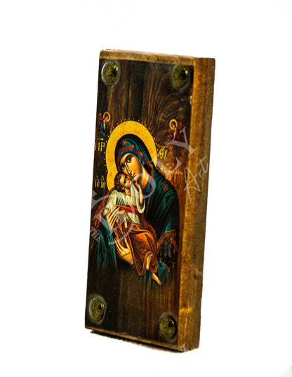 20 pcs Custom Greek Handmade Orthodox icon Bomboniera Martyrika Wedding Baptism Christening Favors 12x6cm - TheHolyArt