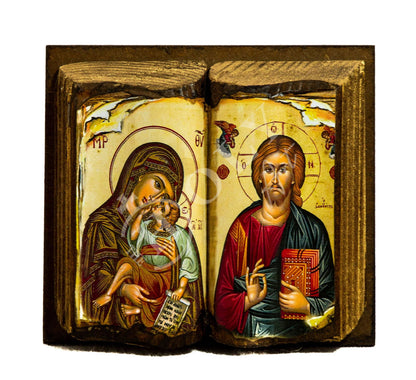20 pcs Custom Greek Handmade Orthodox icon Bomboniera Martyrika Wedding Baptism Christening Favors 13x13cm - TheHolyArt