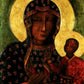 Black Madonna icon Panagia, Virgin Mary icon Christian Orthodox Icon, Mother of God Catholic art Theotokos handmade wall hanging wood plaque