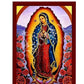 Our Lady of Guadalupe icon, Handmade Catholic Icon of Virgin Mary de Guadalupe, Mother of God, Theotokos wall hanging wood plaque