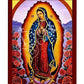 Our Lady of Guadalupe icon, Handmade Catholic Icon of Virgin Mary de Guadalupe, Mother of God, Theotokos wall hanging wood plaque