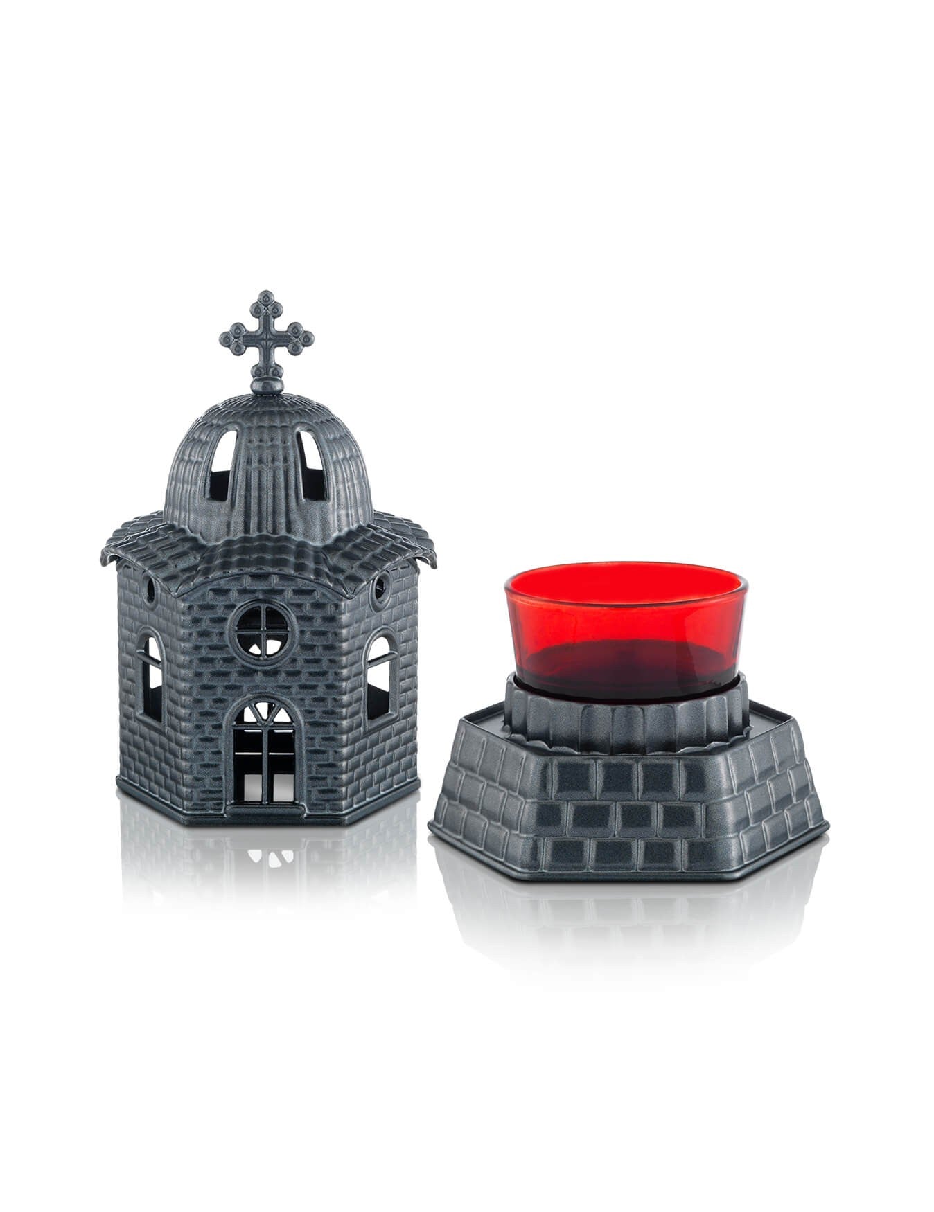Orthodox vigil lamp Small Church – detail view | TheHolyArt