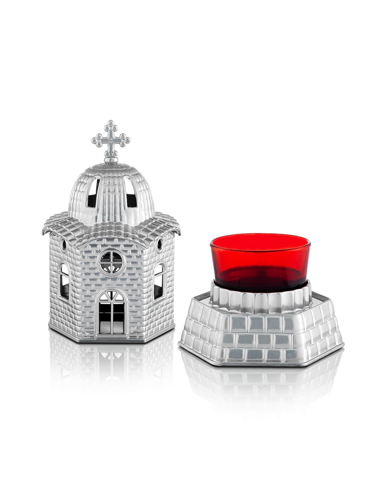 Orthodox vigil lamp Small Church – detail view | TheHolyArt