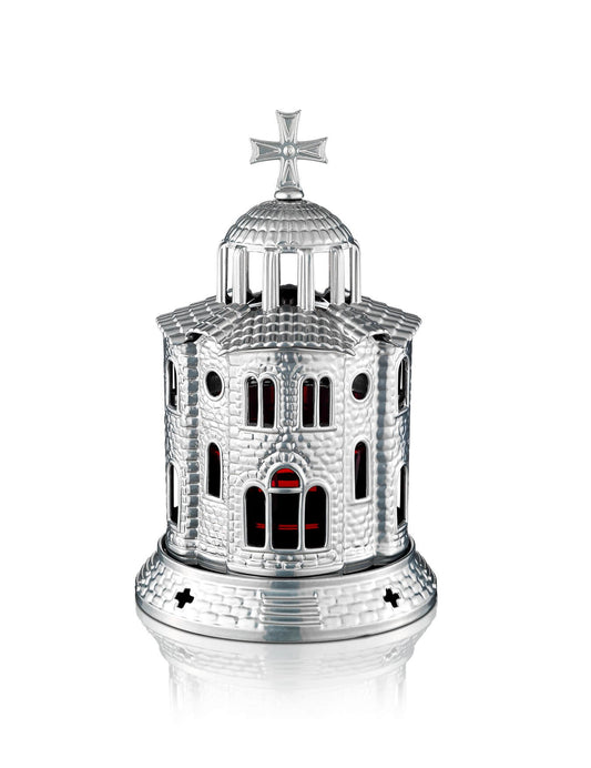 Orthodox vigil lamp Church design – front view | TheHolyArt