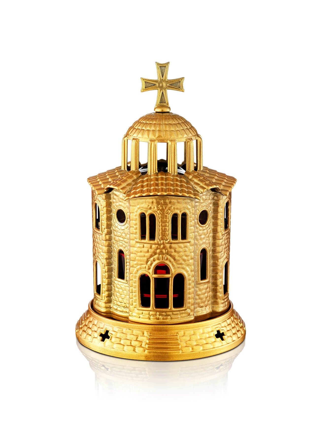 Orthodox vigil lamp Church design – front view | TheHolyArt