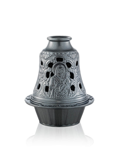 Orthodox vigil lamp Bell design – front view | TheHolyArt