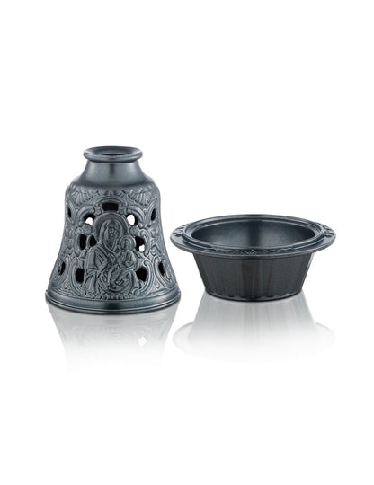 Orthodox vigil lamp – with glass cup | TheHolyArt
