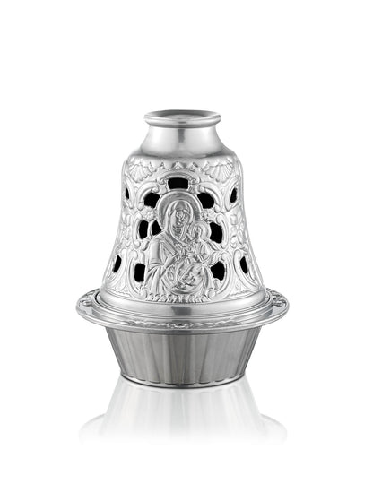 Orthodox vigil lamp Bell design – front view | TheHolyArt