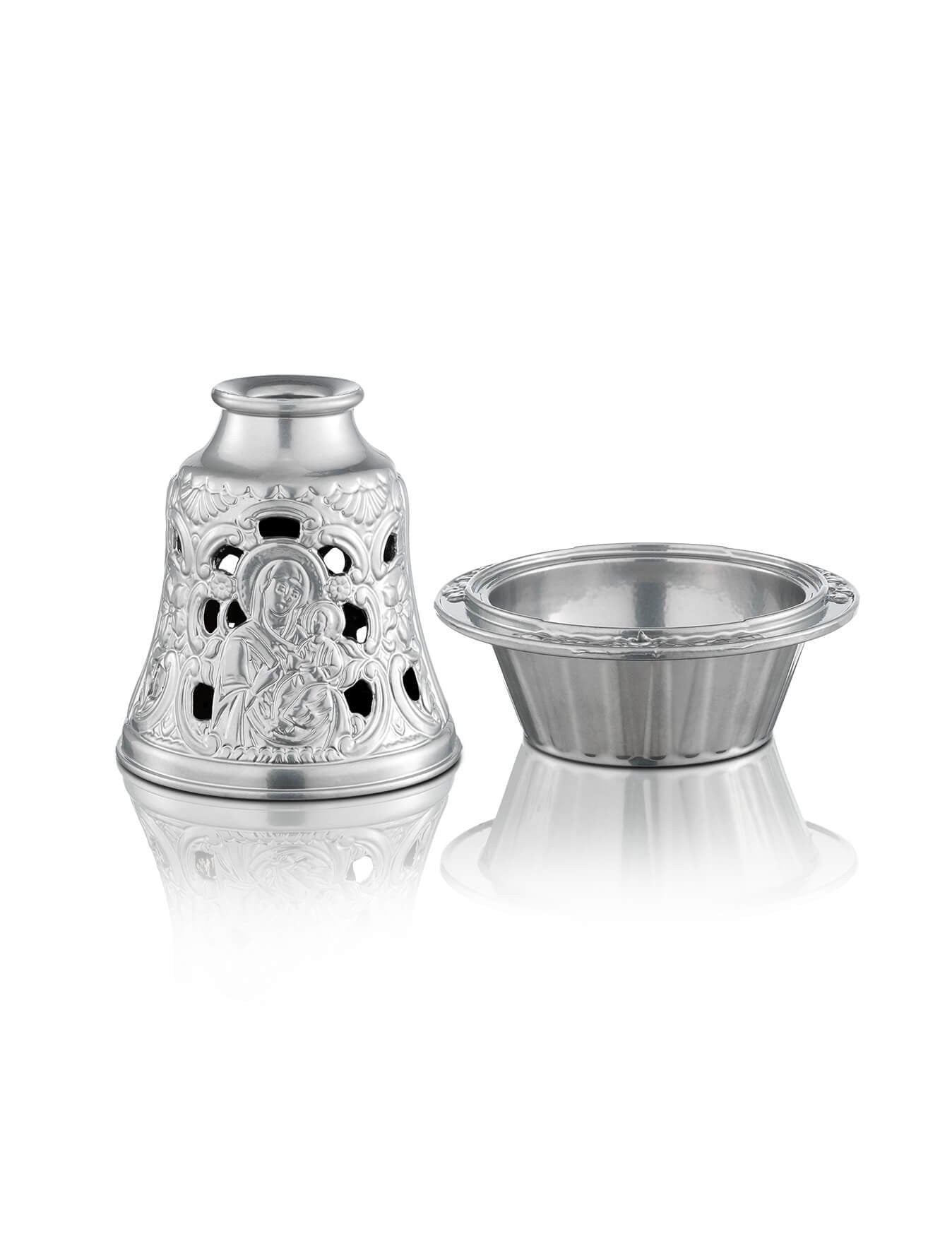 Orthodox vigil lamp – with glass cup | TheHolyArt