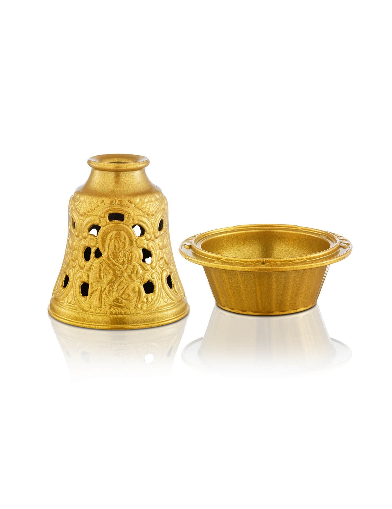 Orthodox vigil lamp – with glass cup | TheHolyArt
