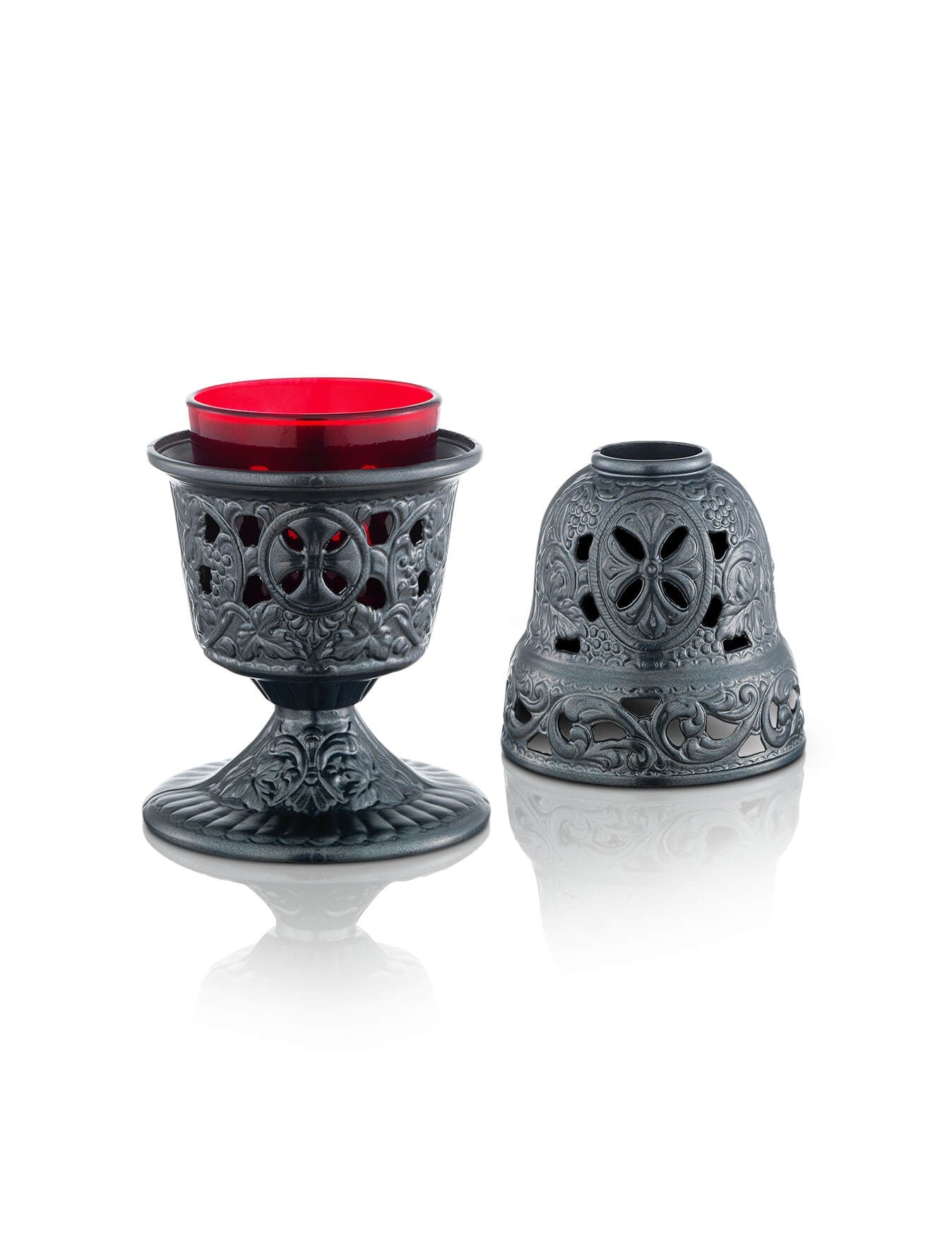 Orthodox vigil lamp Pinecone – detail view | TheHolyArt