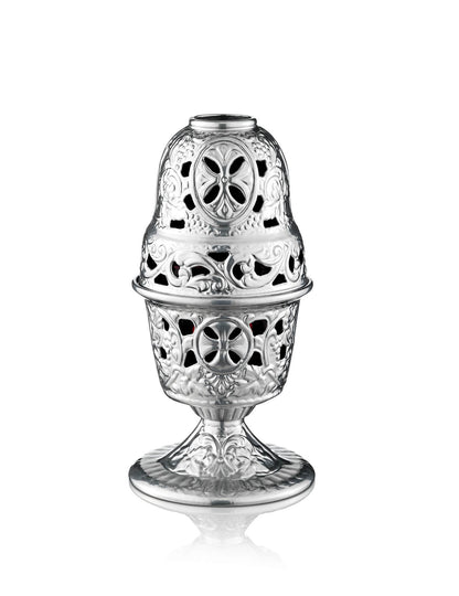 Orthodox vigil lamp Pinecone design – front view | TheHolyArt