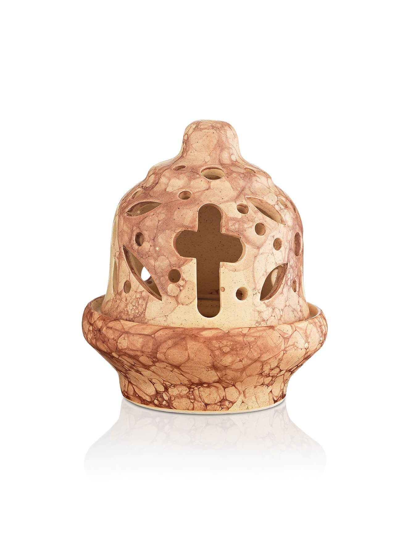 Ceramic vigil lamp – detail view | TheHolyArt