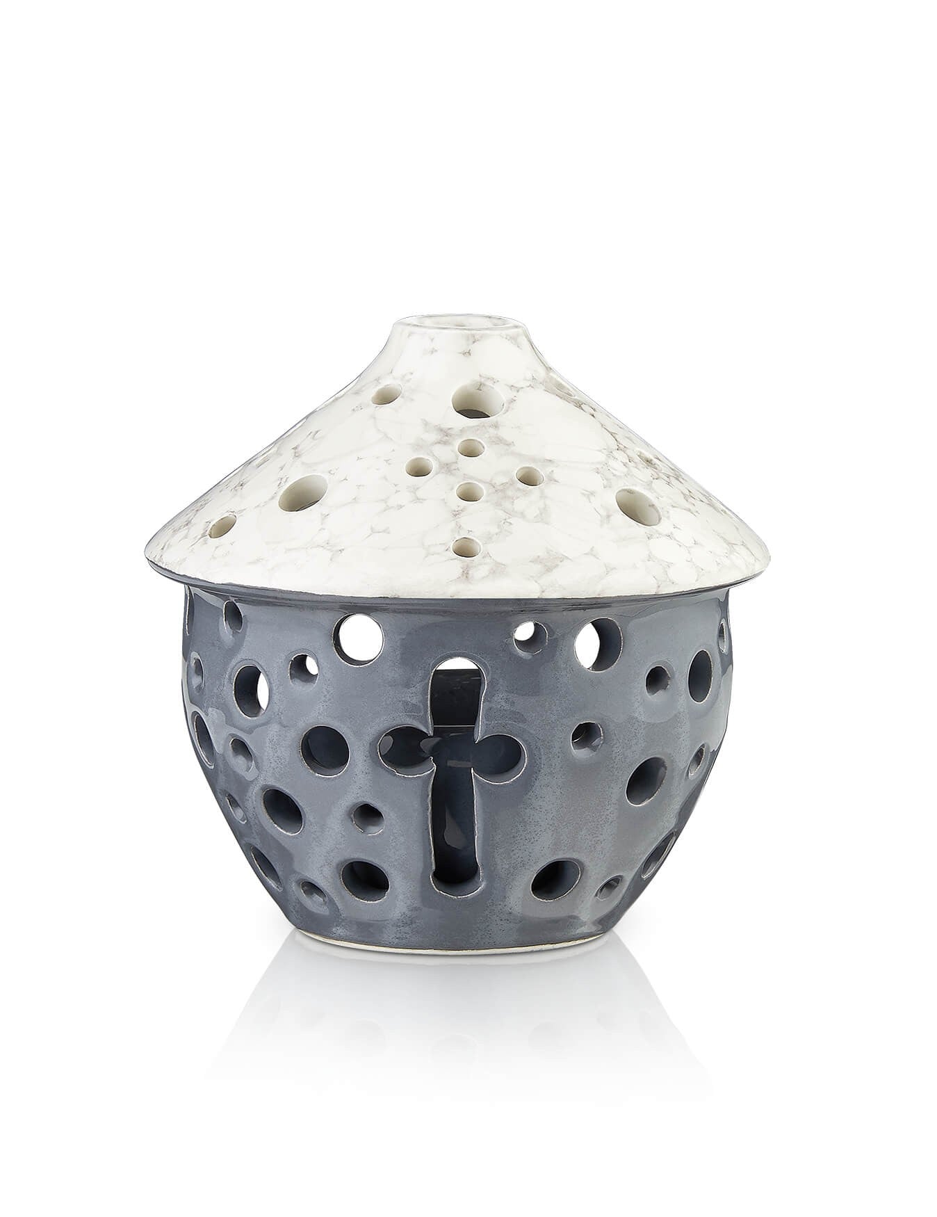 Ceramic vigil lamp – with glass cup | TheHolyArt