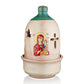 Christian Ceramic Handmade Altar Oil Vigil Lamp with Cross, Prayer Standing Table Oil Lamp Orthodox Oil Candle religious decor TheHolyArt