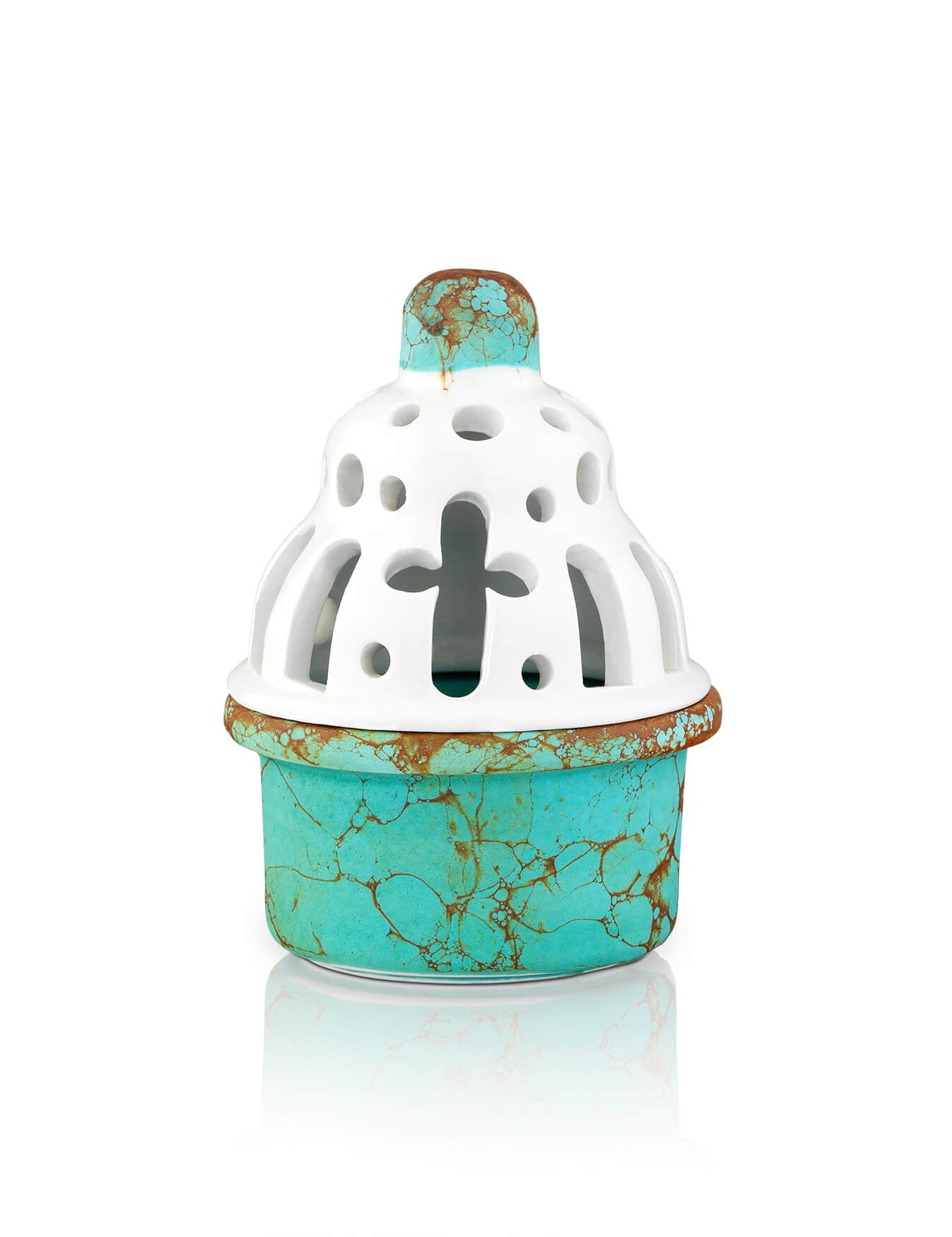Ceramic vigil lamp – detail view | TheHolyArt
