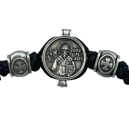 Saint Spyridon prayer rope detail