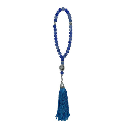33 knot handmade Greek Orthodox gemstone prayer rope - TheHolyArt
