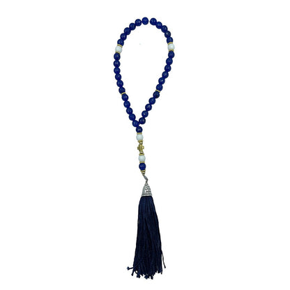 33 knot handmade Greek Orthodox gemstone prayer rope - TheHolyArt